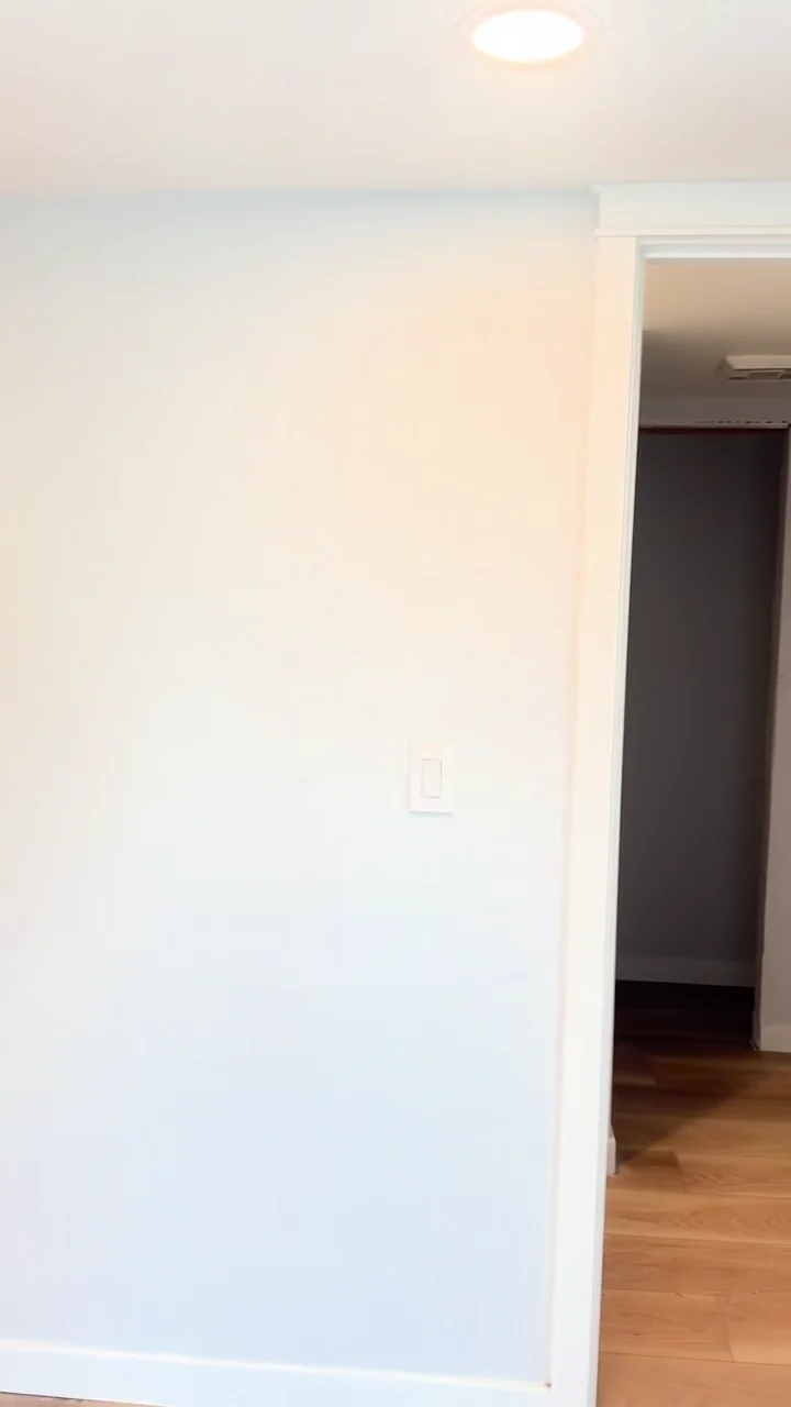 A close look at interior walls, doorways and bathroom surfaces.